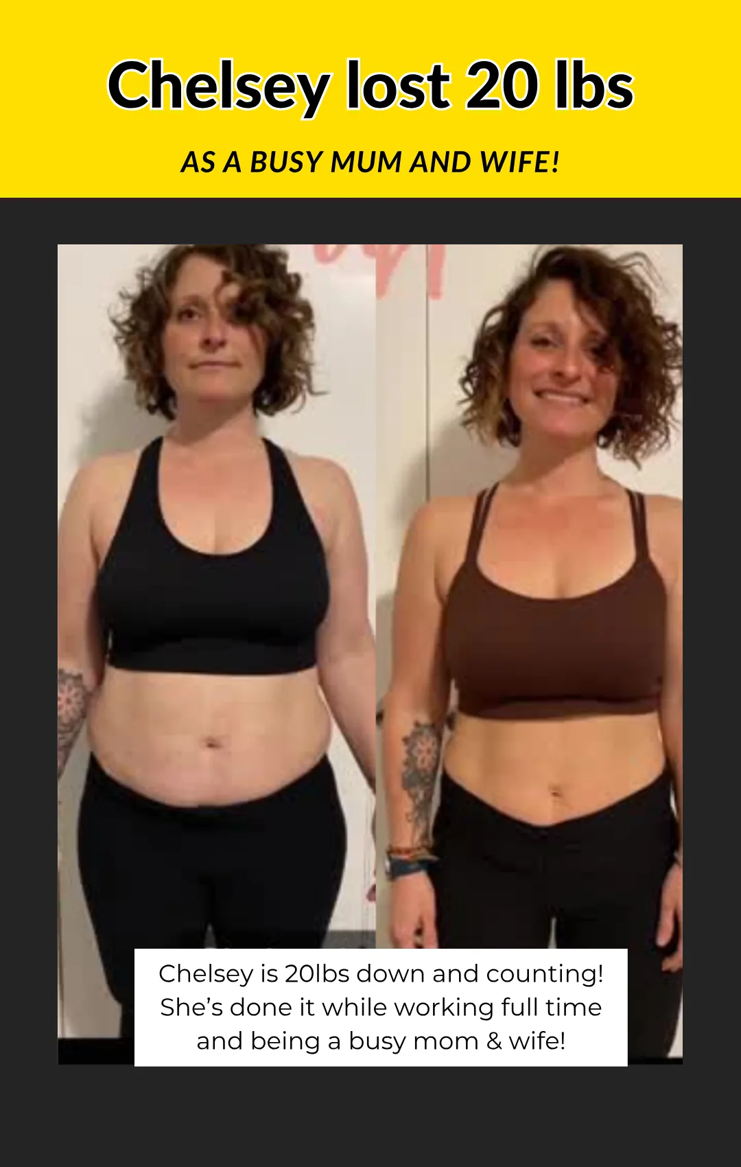 Chelsey transformation: Lost 20 lbs