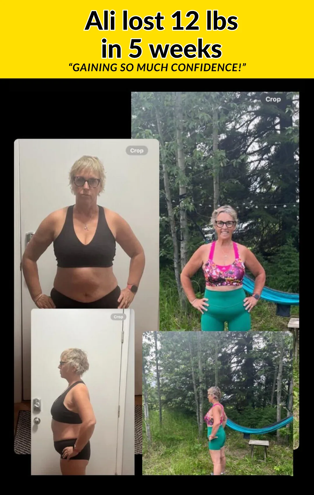 Ali transformation: 12 lbs in 5 weeks